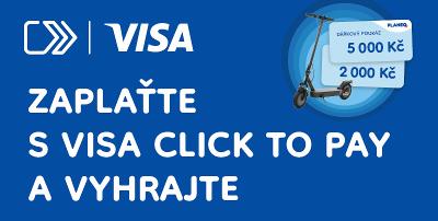 Soutěž s Visa pomocí platby Click to Pay