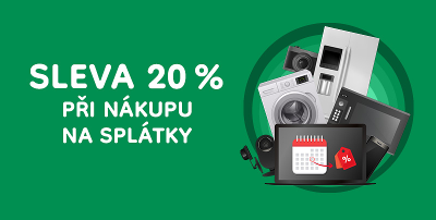 Sleva 20 % při nákupu na splátky